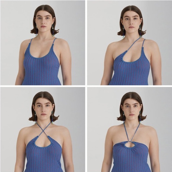 paloma wool jenny dress in blue - Picture 6 of 6